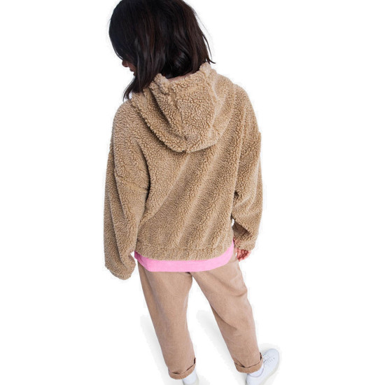 Roxy Γυναικεία ζακέτα City Track - Oversized Hooded Zip Fleece